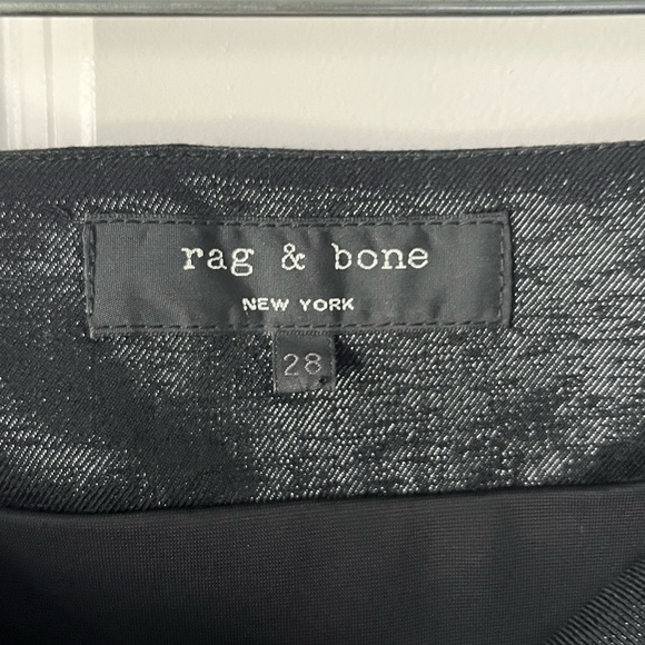 Rag & Bone Black Back Zip Pencil Skirt Size: 4 28 - Picture 8 of 9